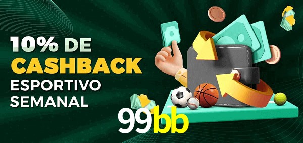10% de bônus de cashback na 99bb